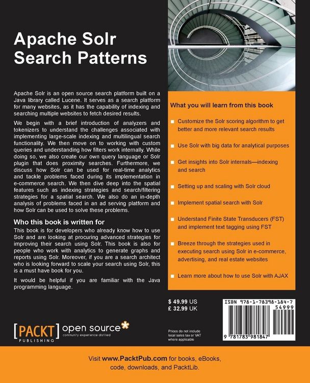 Produktbild: Apache Solr Search Patterns