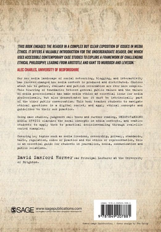 Produktbild: Understanding Media Ethics