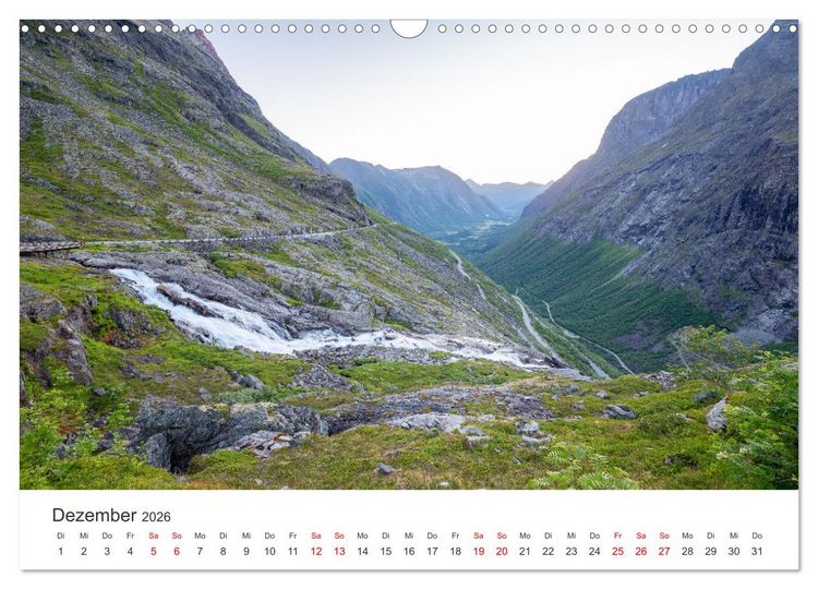 Produktbild: Norwegen in Bildern (Wandkalender 2026 DIN A3 quer), CALVENDO Monatskalender