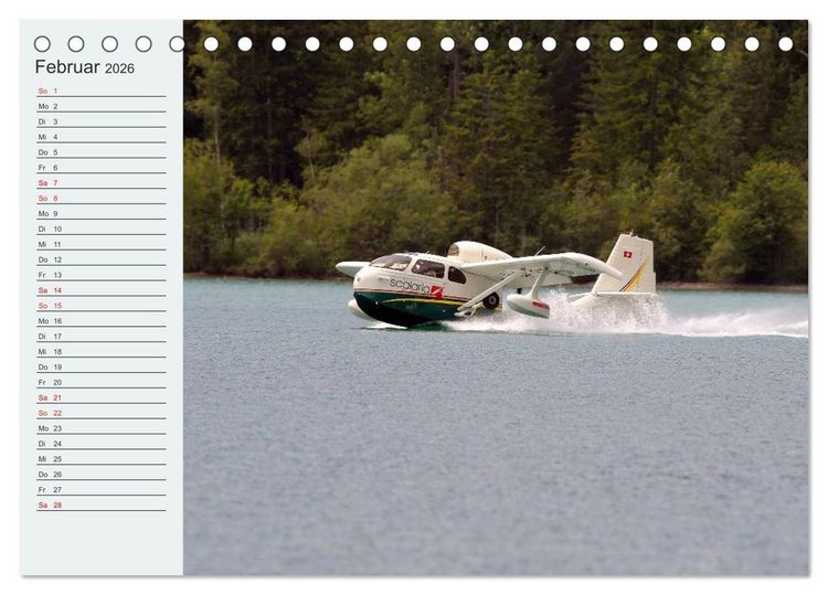 Produktbild: Faszination Wasserflugzeuge (Tischkalender 2026 DIN A5 quer), CALVENDO Monatskalender