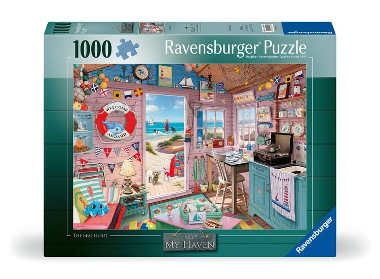 Produktbild: Erwachsenenpuzzle 1000 Teile - Die Strandh&uuml;tte