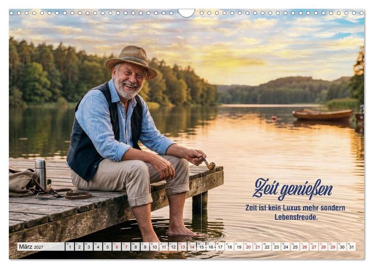 Produktbild: Rentnergl&uuml;ck (Wandkalender 2027 DIN A3 quer), CALVENDO Monatskalender