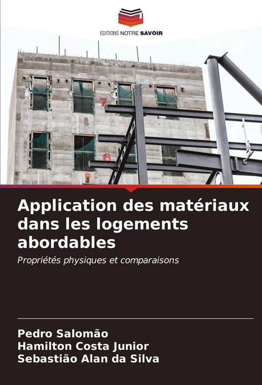 Produktbild: Application des mat&eacute;riaux dans les logements abordables