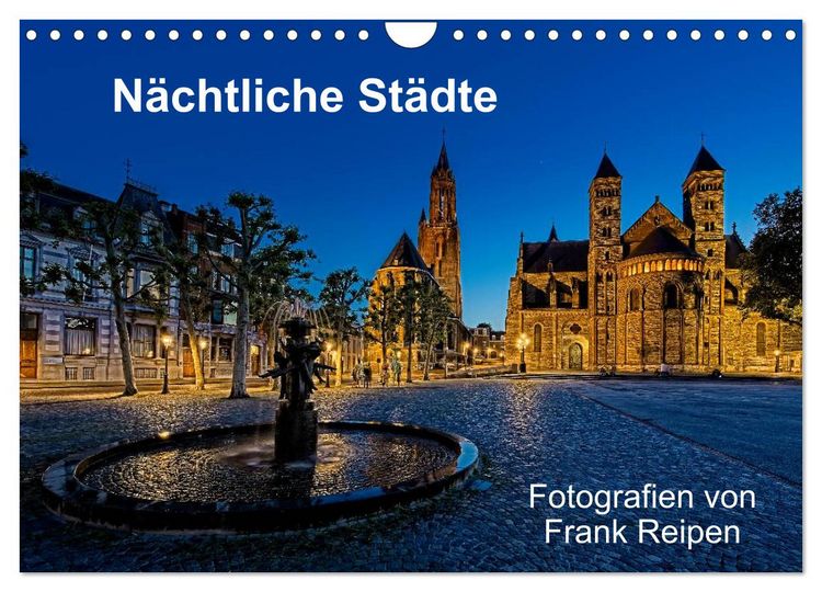 Produktbild: N&auml;chtliche St&auml;dte (Wandkalender 2026 DIN A4 quer), CALVENDO Monatskalender