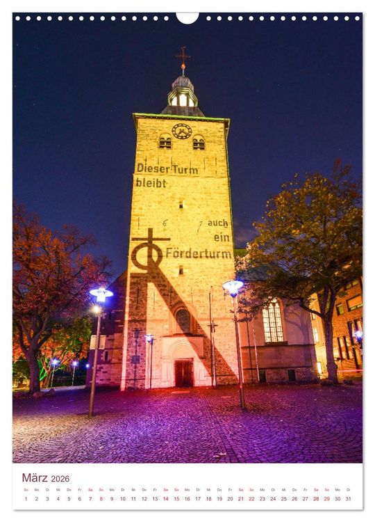 Produktbild: Ruhrgebiet - Malerischer Spaziergang (Wandkalender 2026 DIN A3 hoch), CALVENDO Monatskalender