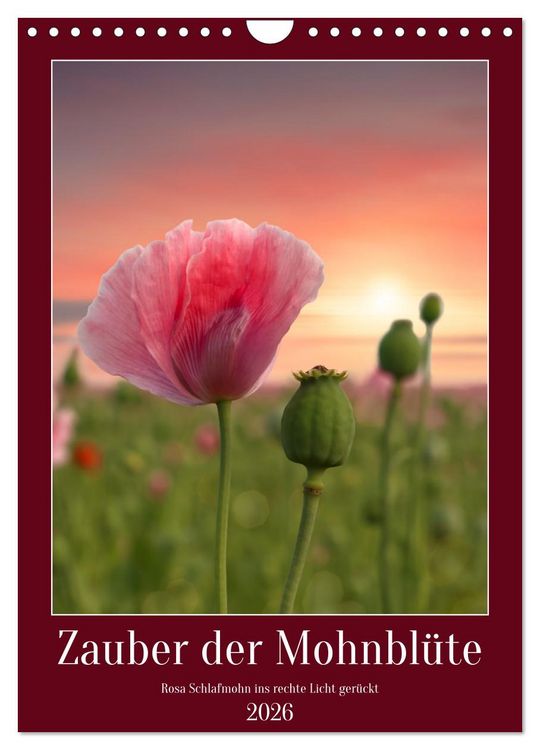 Produktbild: Zauber der Mohnbl&uuml;te (Wandkalender 2026 DIN A4 hoch), CALVENDO Monatskalender