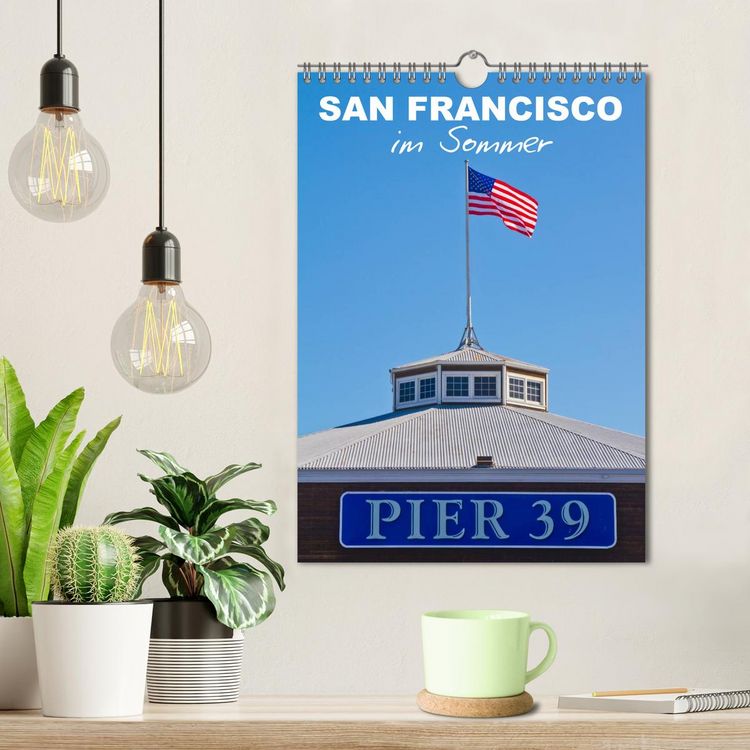 Produktbild: SAN FRANCISCO im Sommer (Wandkalender 2026 DIN A4 hoch), CALVENDO Monatskalender