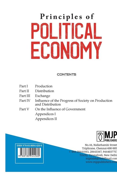 Produktbild: Principles of Political Economy