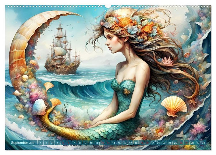 Produktbild: Conch queens (High Quality Premium Wall Calendar 2026 DIN A2 landscape),CALVENDO 12 Month Wall Calendar