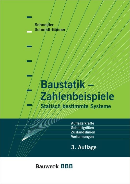 Produktbild: Baustatik - Zahlenbeispiele