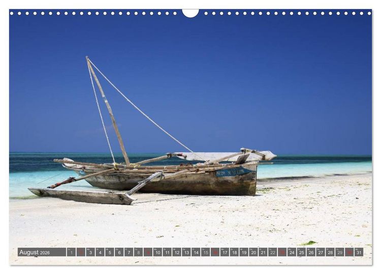 Produktbild: Sansibar (Wandkalender 2026 DIN A3 quer), CALVENDO Monatskalender