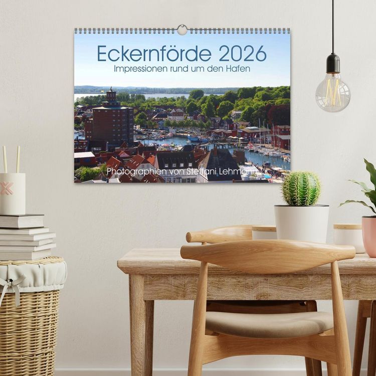Produktbild: Eckernf&ouml;rde 2026. Impressionen rund um den Hafen (Wandkalender 2026 DIN A3 quer), CALVENDO Monatskalender