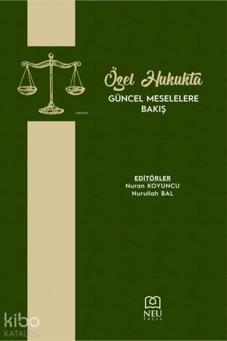 Produktbild: &Ouml;zel Hukukta G&uuml;ncel Meselelere Bakis