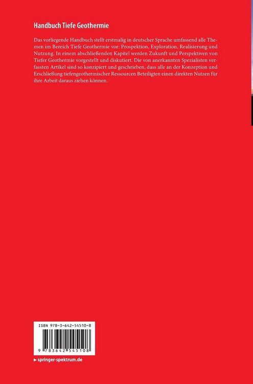 Produktbild: Handbuch Tiefe Geothermie