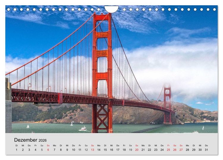 Produktbild: Faszination USA - traumhafter S&uuml;dwesten (Wandkalender 2026 DIN A4 quer), CALVENDO Monatskalender