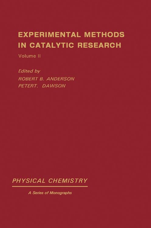 Produktbild: Experimental Methods in Catalytic Research
