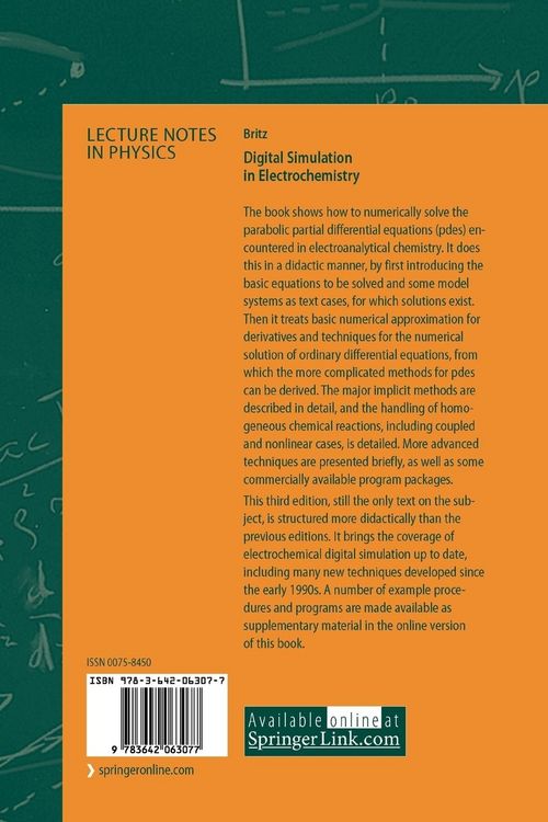 Produktbild: Digital Simulation in Electrochemistry