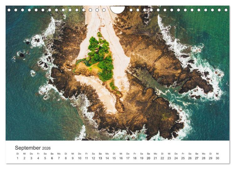 Produktbild: Costa Rica - exotische Tierwelt und unber&uuml;hrte Natur (Wandkalender 2026 DIN A4 quer), CALVENDO Monatskalender