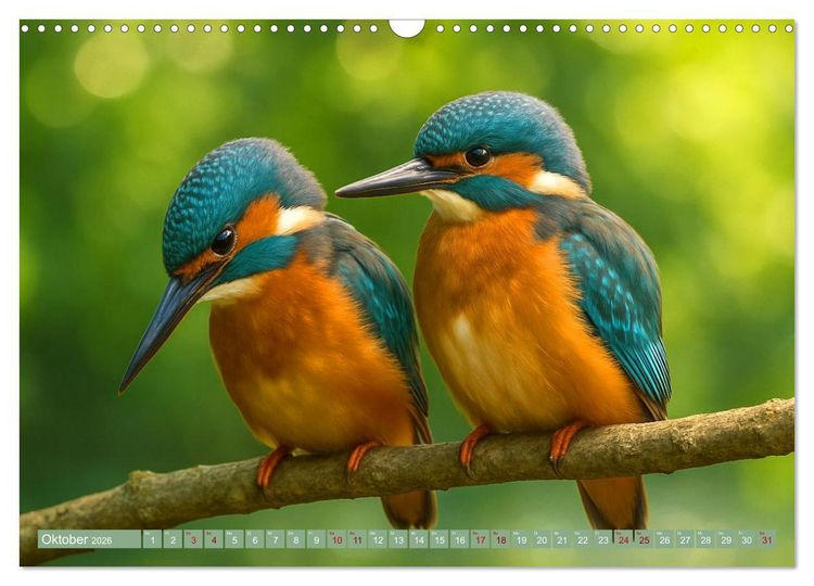 Produktbild: Eisvogeltr&auml;ume am Wasser (Wandkalender 2026 DIN A3 quer), CALVENDO Monatskalender