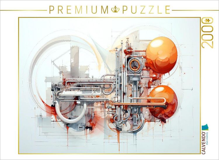 Produktbild: CALVENDO Puzzle Illusion&auml;re Geometrie | 2000 Teile Lege-Gr&ouml;&szlig;e 90x67cm Foto-Puzzle f&uuml;r gl&uuml;ckliche Stunden