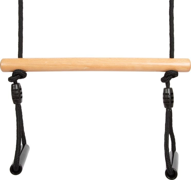 Produktbild: small foot 12409 - Trapezschaukel mit Turnringen Black Line