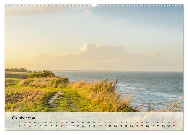 Produktbild: Schwedeneck Natur und Meer (Wandkalender 2026 DIN A2 quer), CALVENDO Monatskalender