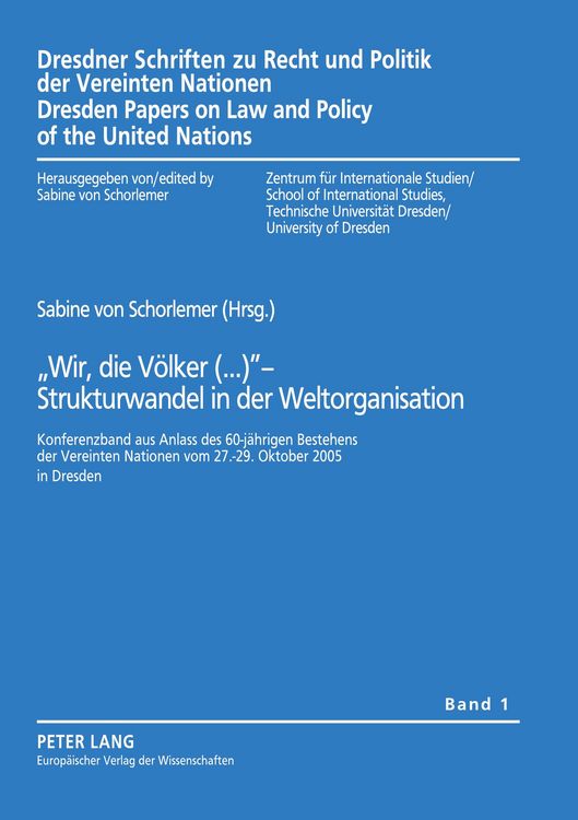 Produktbild: &laquo;Wir, die V&ouml;lker(...)&raquo; &ndash; Strukturwandel in der Weltorganisation