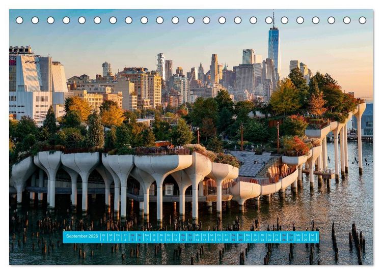 Produktbild: Sechs Tage New York (Tischkalender 2026 DIN A5 quer), CALVENDO Monatskalender
