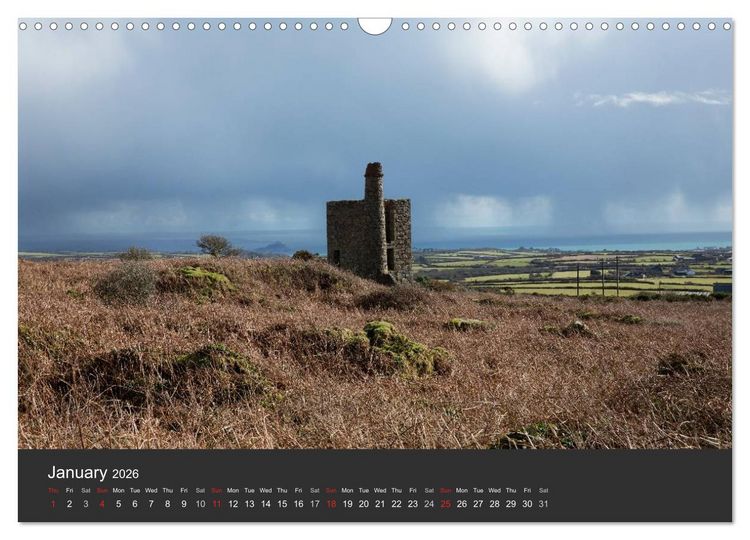 Produktbild: Penwith Landscapes Cornwall 2026 (Wall Calendar 2026 DIN A3 landscape), CALVENDO 12 Month Wall Calendar