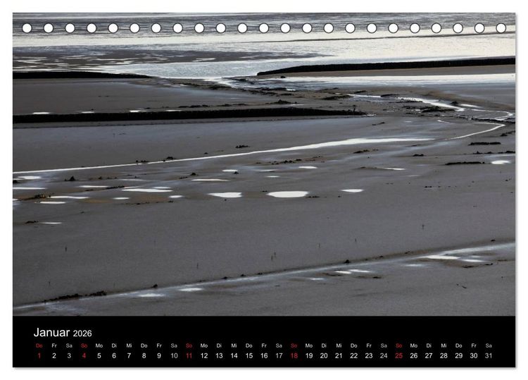 Produktbild: Wattenmeer (Tischkalender 2026 DIN A5 quer), CALVENDO Monatskalender