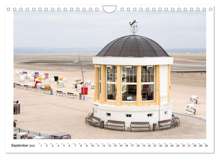 Produktbild: Wir fahren nach Borkum (Wandkalender 2026 DIN A4 quer), CALVENDO Monatskalender