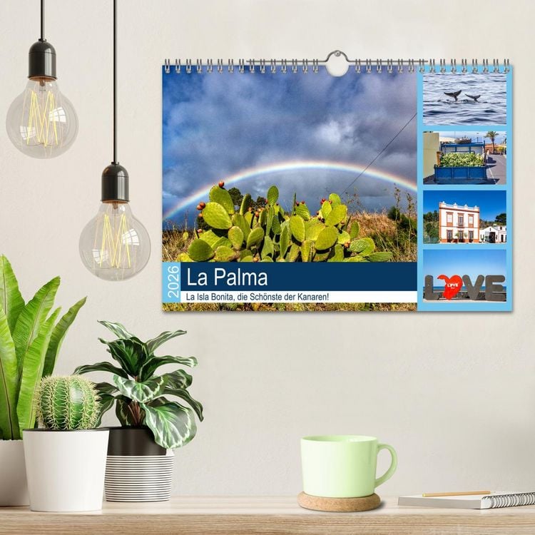 Produktbild: La Palma - La Isla Bonita, die Sch&ouml;nste der Kanaren (Wandkalender 2026 DIN A4 quer), CALVENDO Monatskalender