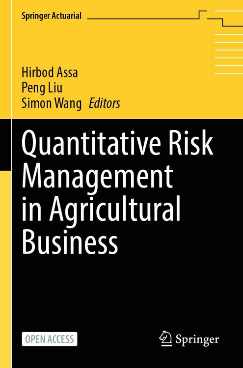 Produktbild: Quantitative Risk Management in Agricultural Business
