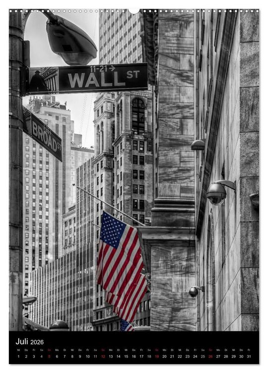 Produktbild: New York Colorkey (hochwertiger Premium Wandkalender 2026 DIN A2 hoch), Kunstdruck in Hochglanz