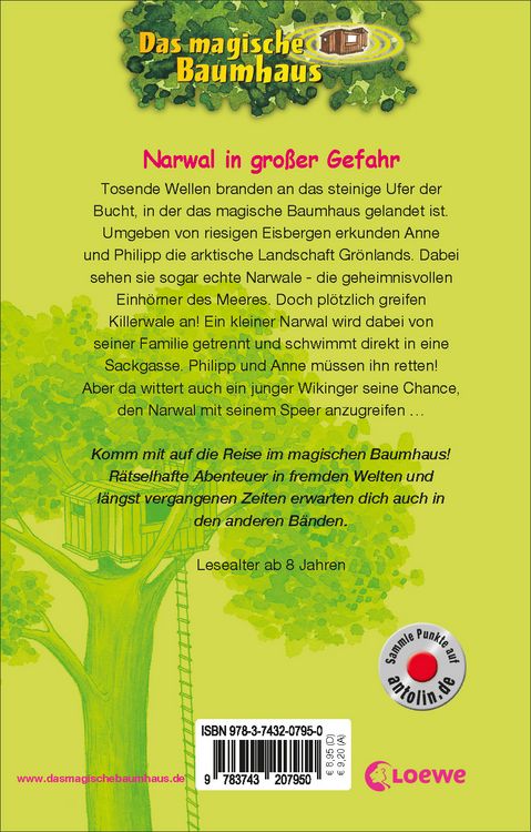 Produktbild: Das magische Baumhaus (Band 57) - Narwal in gro&szlig;er Gefahr
