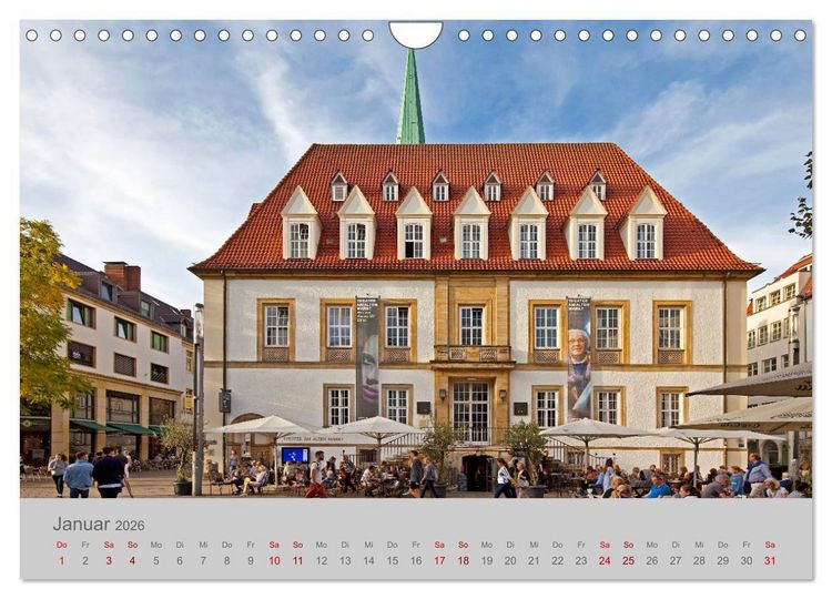 Produktbild: Bielefeld Am Rand des Teutoburger Waldes (Wandkalender 2026 DIN A4 quer), CALVENDO Monatskalender