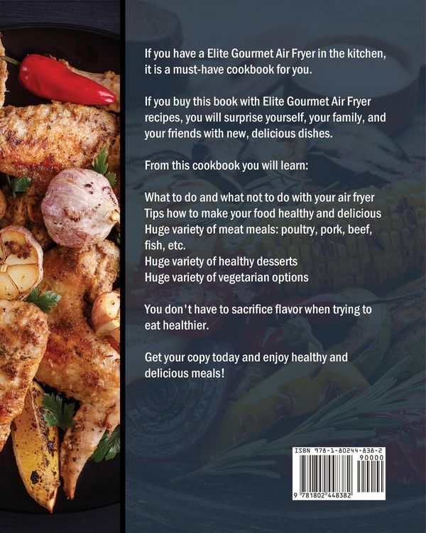 Produktbild: The Ultimate Elite Gourmet Air Fryer Cookbook For Beginners