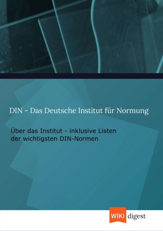 Produktbild: DIN - Das Deutsche Institut f&uuml;r Normung