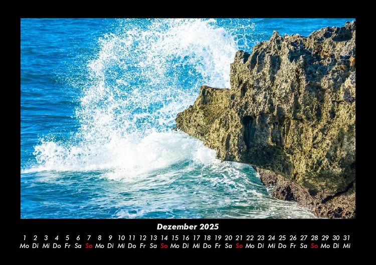 Produktbild: Meereslandschaften 2025 Fotokalender DIN A3