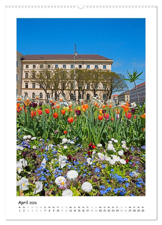 Produktbild: Liebenswertes M&uuml;nchen - Stilisierte Fotografien (hochwertiger Premium Wandkalender 2026 DIN A2 hoch), Kunstdruck in Hochglanz