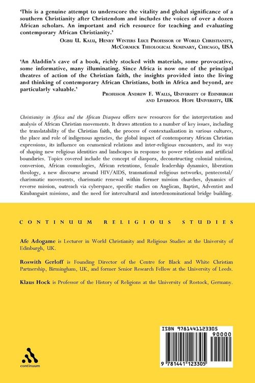 Produktbild: Christianity in Africa and the African Diaspora