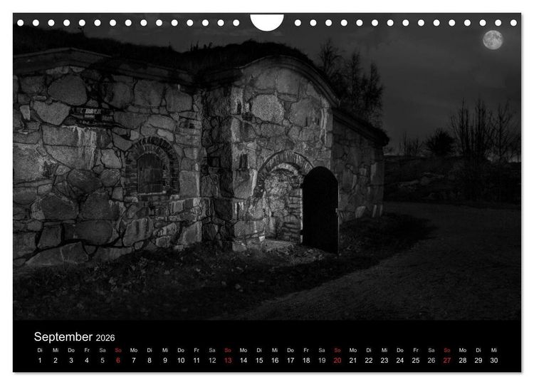 Produktbild: Objekte in schwarz weiss (Wandkalender 2026 DIN A4 quer), CALVENDO Monatskalender