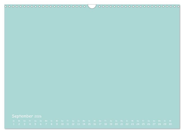 Produktbild: Regenbogen Kinder Bastelkalender - Zum Selbstgestalten - DIY Kreativ-Kalender (Wandkalender 2026 DIN A3 quer), CALVENDO Monatskalender