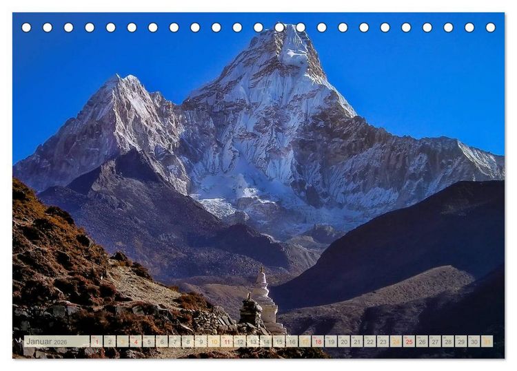 Produktbild: Fernweh - Wunschziele, die Traumziele der Welt entdecken (Tischkalender 2026 DIN A5 quer), CALVENDO Monatskalender