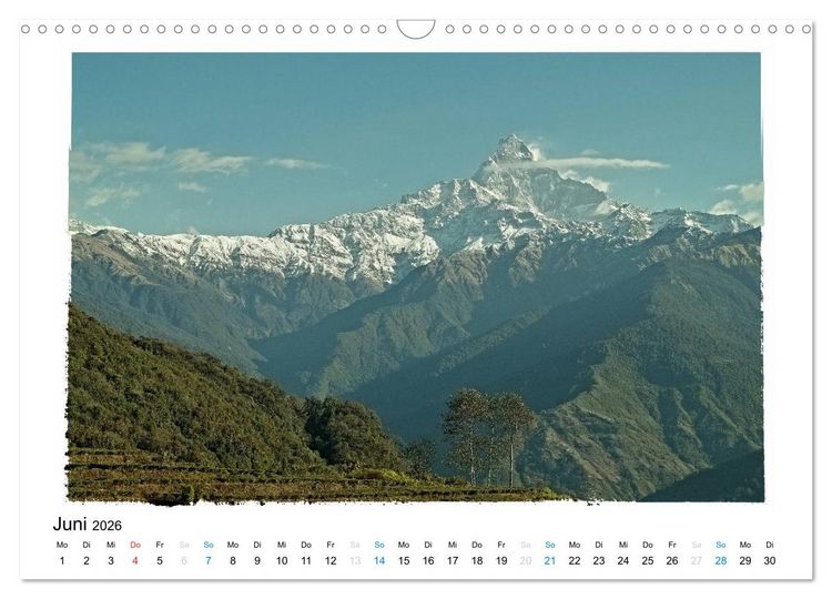 Produktbild: NEPAL GREAT HIMALAYA TRAIL - KULTUR ROUTE (Wandkalender 2026 DIN A3 quer), CALVENDO Monatskalender