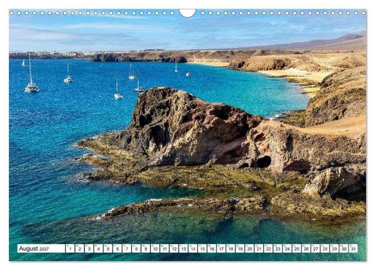 Produktbild: Lanzarote - Zwischen Asche und Atlantik (Wandkalender 2027 DIN A3 quer), CALVENDO Monatskalender