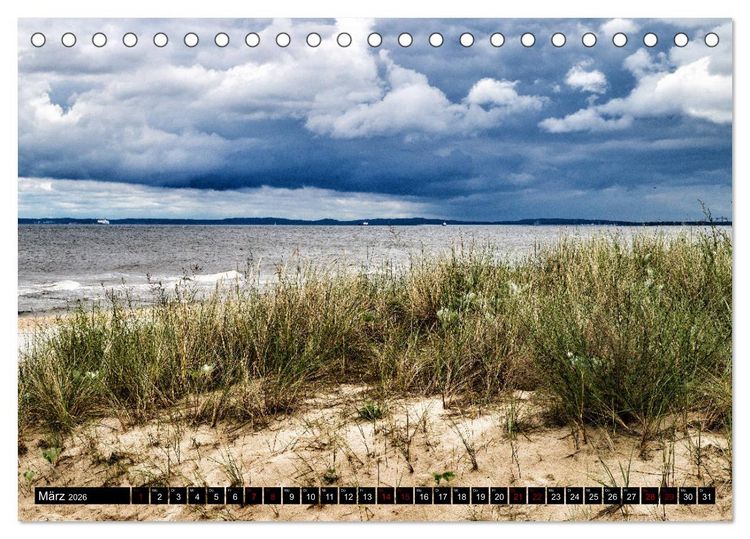 Produktbild: Das idyllische Usedom (Tischkalender 2026 DIN A5 quer), CALVENDO Monatskalender