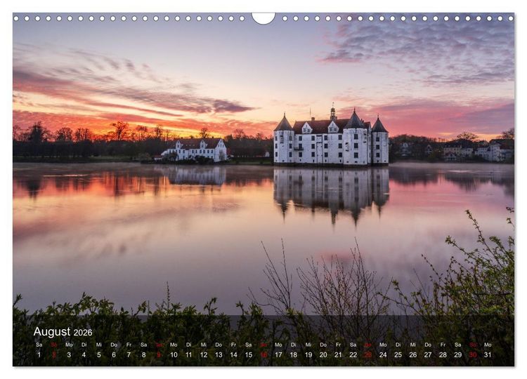 Produktbild: 2026 - wundervolle Lichtstimmungen an Nord- und Ostsee (Wandkalender 2026 DIN A3 quer), CALVENDO Monatskalender