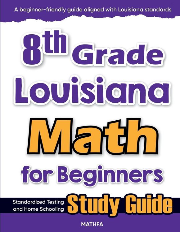 Produktbild: 8th Grade Louisiana Math for Beginners