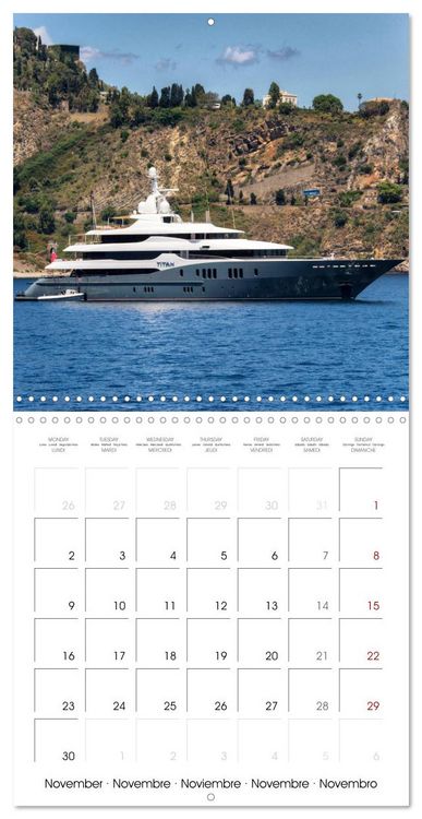 Produktbild: SUPERYACHTS (Wall Calendar 2026 12 &times; 12 Inch) CALVENDO 12 Month Wall Calendar